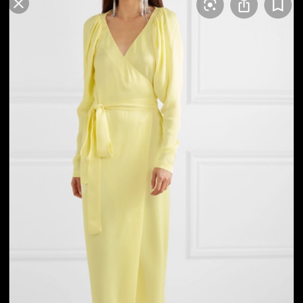 ROTATE Birger Christensen maxi wrap dress Size 2-4